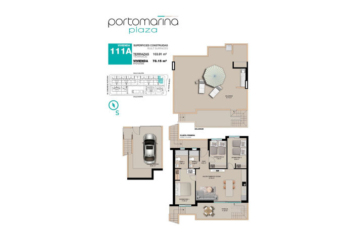 Image No.21-3 Bed Penthouse for sale