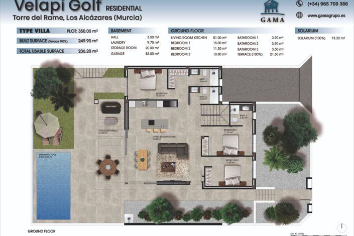 Image No.14-3 Bed Villa for sale