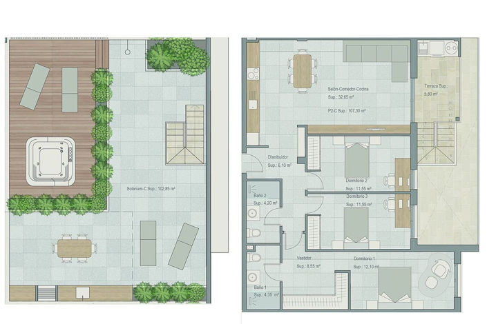 Image No.17-3 Bed Apartment for sale