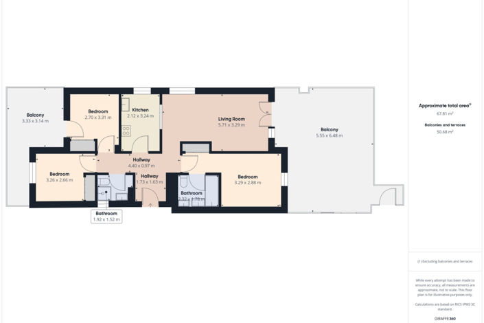 Image No.29-3 Bed Apartment for sale