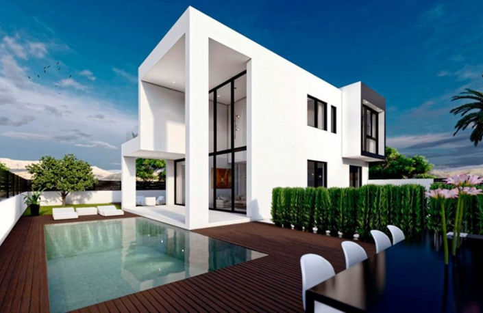 Image No.1-Villa de 4 chambres à vendre à Alicante City