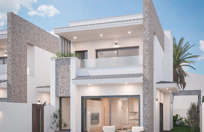 Image No.1-Villa de 3 chambres à vendre à San Pedro del Pinatar