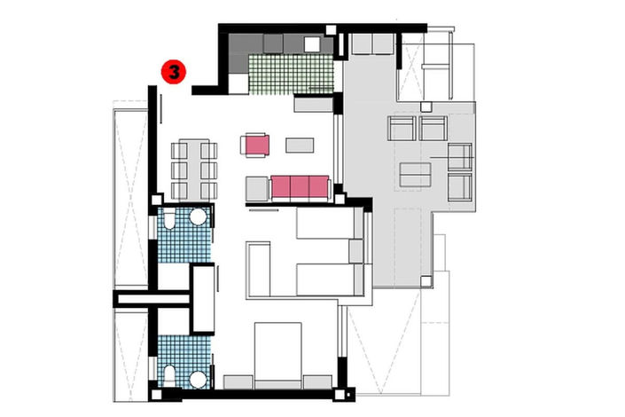 Image No.6-3 Bed Apartment for sale