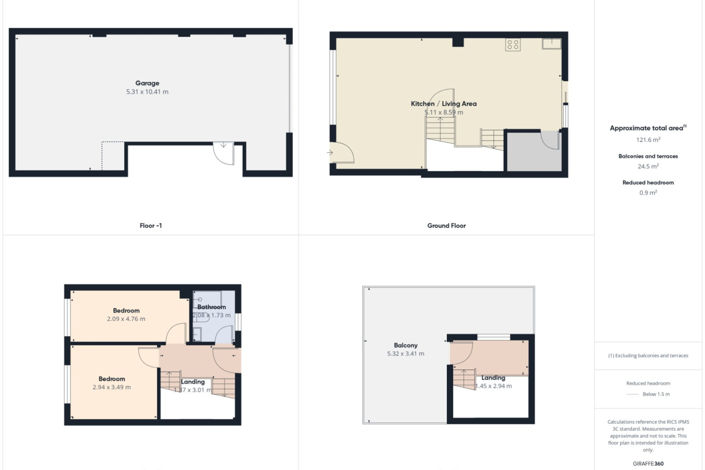 Image No.35-2 Bed Townhouse for sale