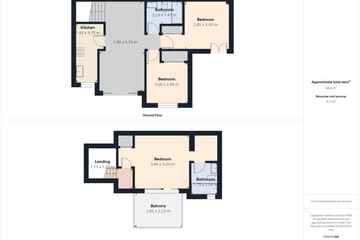 Image No.35-3 Bed Apartment for sale