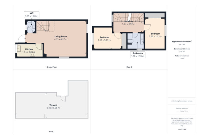 Image No.33-2 Bed Townhouse for sale