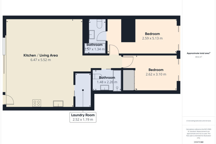 Image No.34-2 Bed Apartment for sale