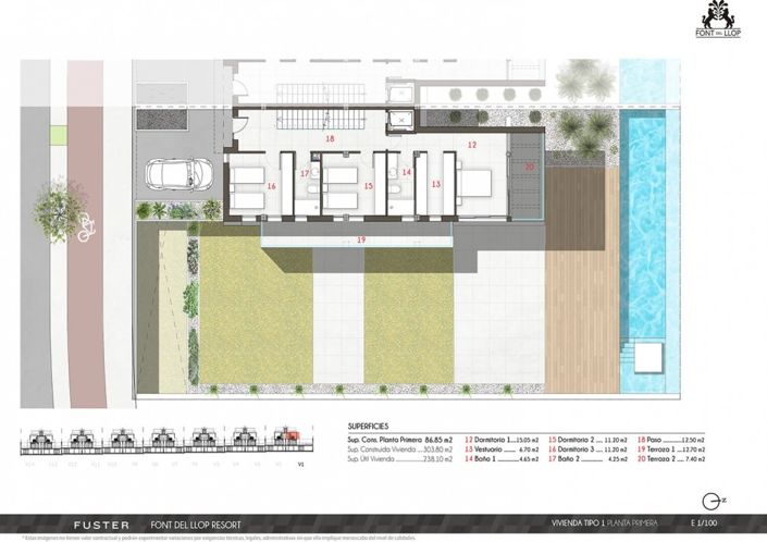 Image No.19-Villa de 3 chambres à vendre à Font del Llop