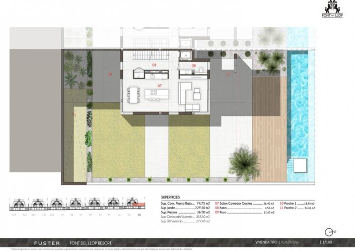 Image No.20-Villa de 3 chambres à vendre à Font del Llop