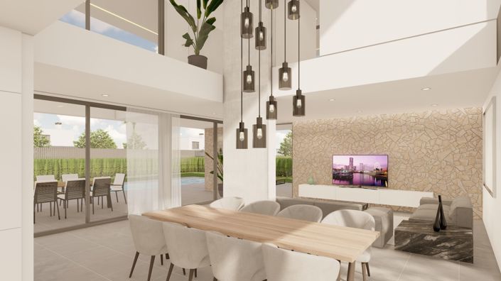 Image No.4-Villa de 4 chambres à vendre à Cabo Roig