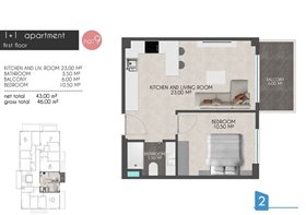 Image No.15-Appartement de 1 chambre à vendre à Alanya