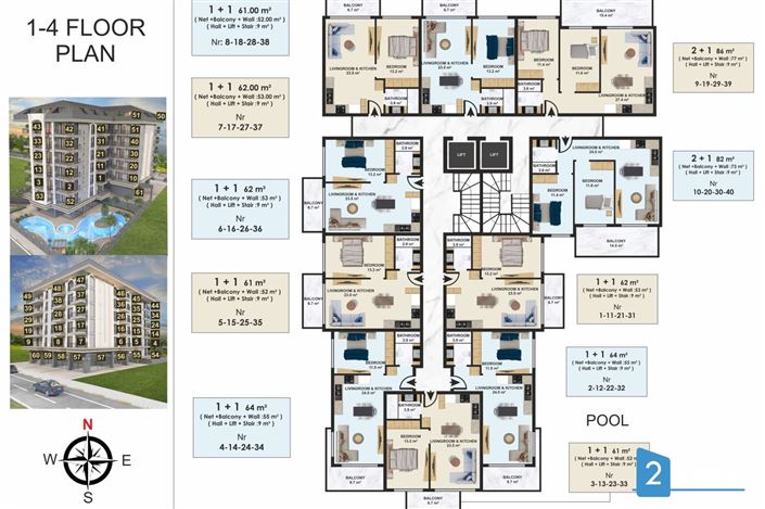 Image No.11-1 Bed Apartment for sale