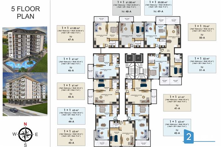 Image No.13-1 Bed Apartment for sale