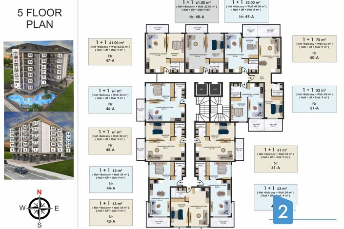 Image No.14-Appartement de 1 chambre à vendre à Alanya