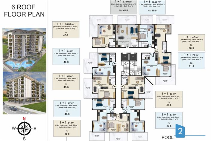 Image No.19-1 Bed Apartment for sale