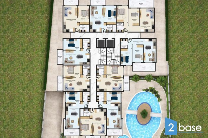 Image No.6-Appartement de 1 chambre à vendre à Alanya