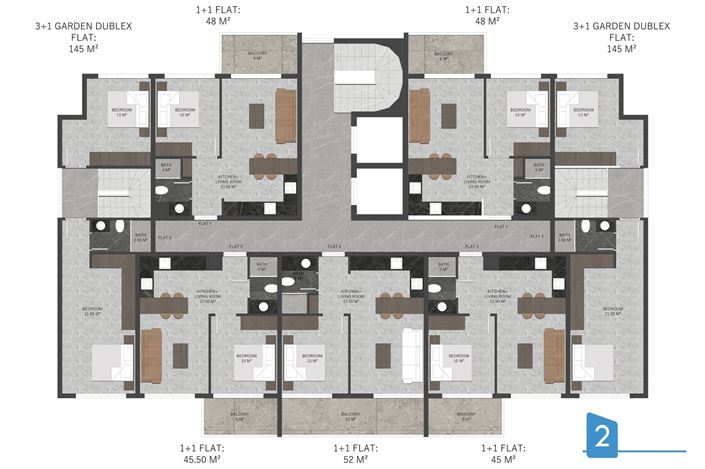Image No.14-1 Bed Apartment for sale