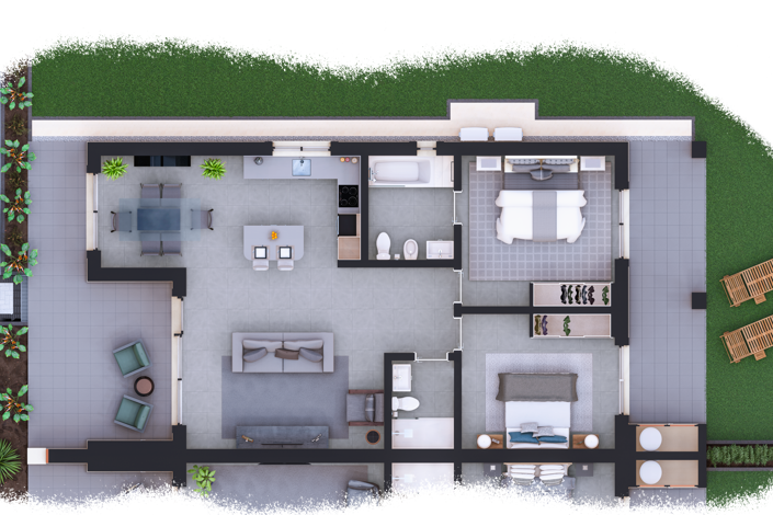 Image No.4-Maison de ville de 2 chambres à vendre à Lagos