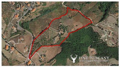 Propriété de 9 chambres à vendre à Toscane