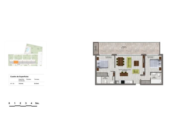 Image No.23-2 Bed Apartment for sale