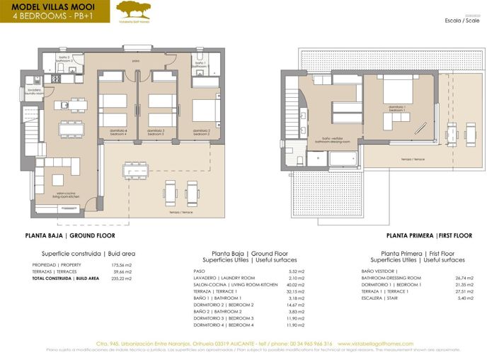 Image No.2-Villa de 4 chambres à vendre à Vistabella