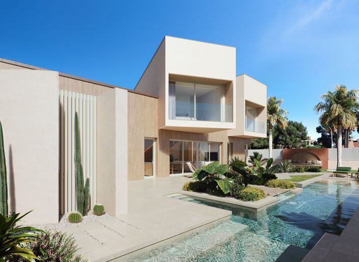 Image No.2-Villa de 3 chambres à vendre à Dehesa de Campoamor