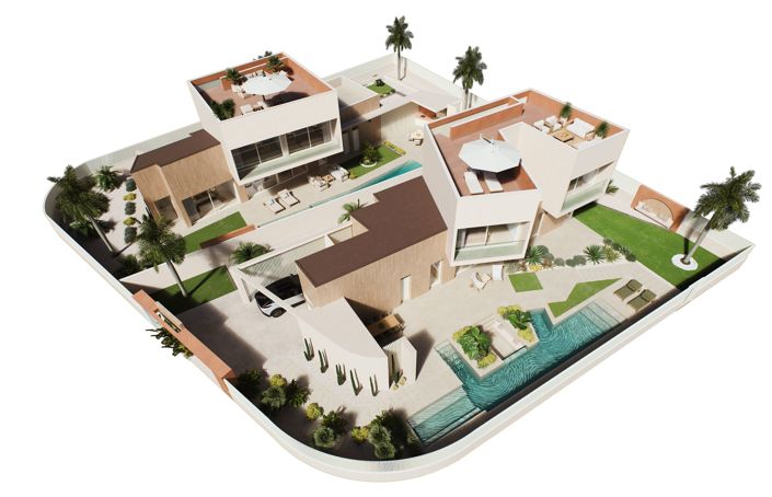 Image No.4-Villa de 3 chambres à vendre à Dehesa de Campoamor