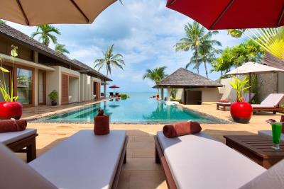 Koh-Samui-Beachfront-Property-Sun-Loungers