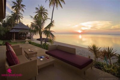 villa-samara-beachfront-villa-koh-samui-sunset