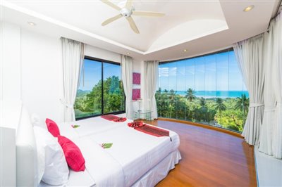 White-Stone-Villa-Ko-Samui-Bedroom-View