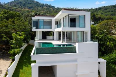 Bophut-Contemporary-Sea-View-Villa-Exterior-Front