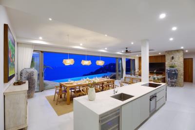 Luxury-Villa-Samui-Kitchen-Night