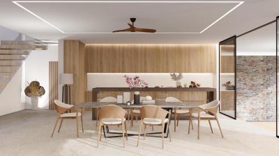 Koh-Samui-Luxury-Villas-Bang-Po-Dining