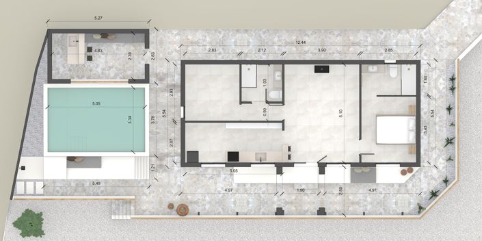 Image No.57-2 Bed Villa for sale