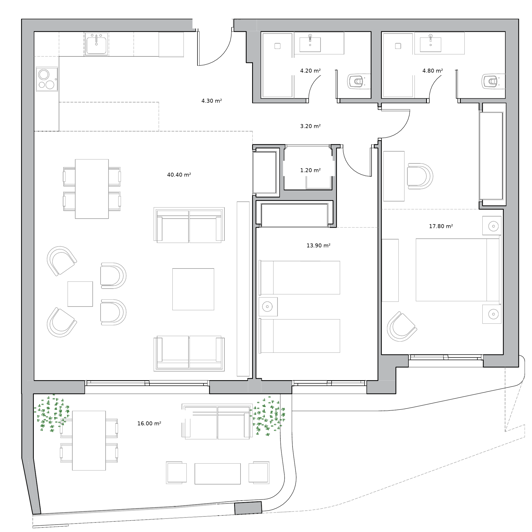 Image No.12-2 Bed Apartment for sale