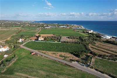 Sea view touristic development field in Agios Theodoros, Larnaca