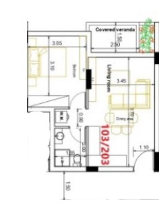 Image No.8-Appartement de 1 chambre à vendre à Oroklini