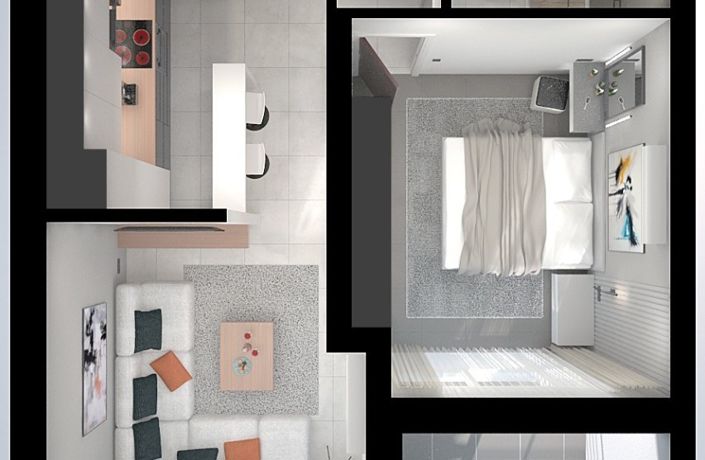 Image No.5-Appartement de 1 chambre à vendre à Pylas