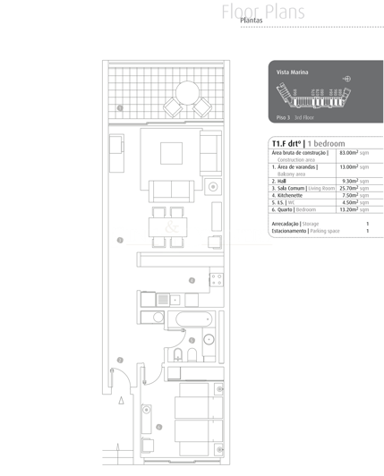 Image No.50-1 Bed Apartment for sale