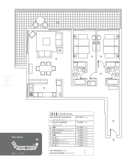 Image No.26-2 Bed Apartment for sale