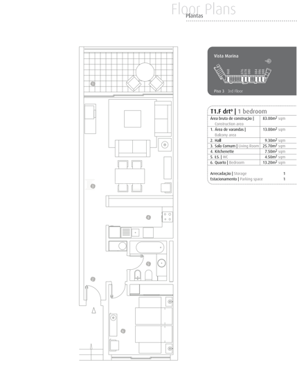 Image No.50-1 Bed Apartment for sale