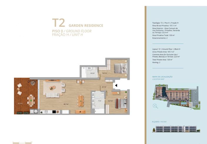 Image No.19-2 Bed Apartment for sale