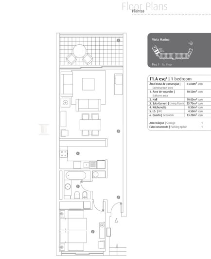 Image No.46-1 Bed Apartment for sale