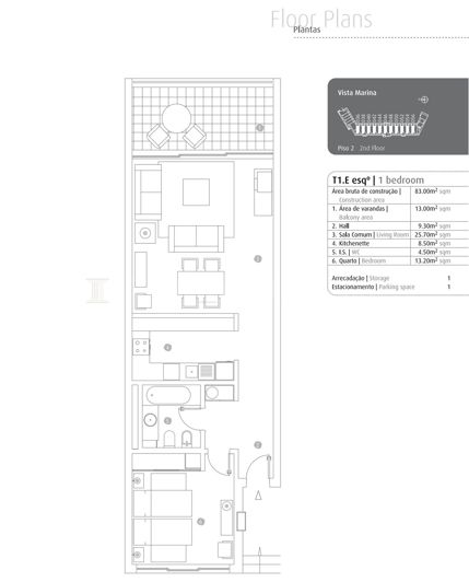Image No.50-1 Bed Apartment for sale
