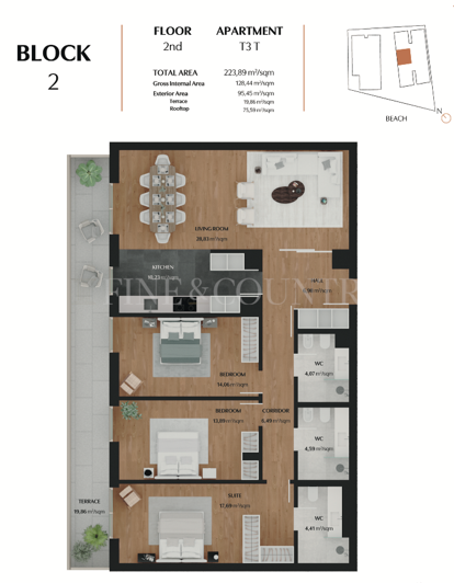 Image No.41-3 Bed Apartment for sale