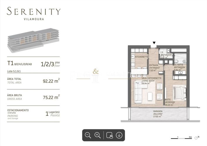 Image No.25-Appartement de 1 chambre à vendre à Vilamoura