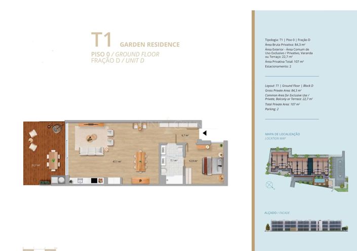 Image No.19-1 Bed Apartment for sale