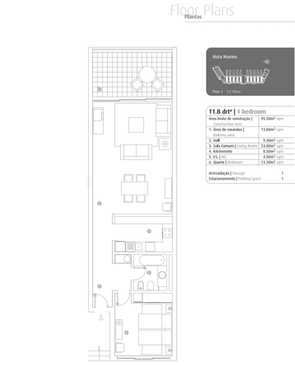 Image No.46-1 Bed Apartment for sale