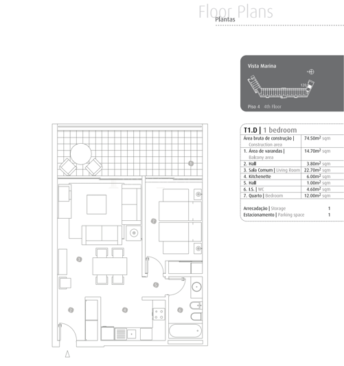 Image No.47-1 Bed Apartment for sale