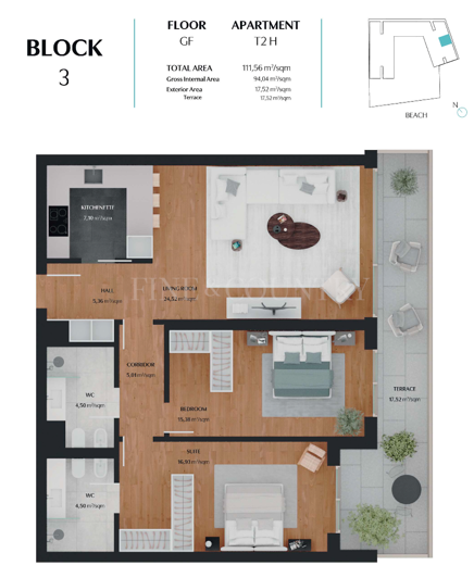 Image No.36-2 Bed Apartment for sale